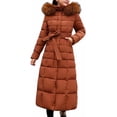 thumbnail image 2 of Chaqueta parka impermeable, abrigo moderno, chaqueta de invierno para mujer, abrigo largo acolchado de algodón, abrigo largo acolchado para mujer, chaqueta parka, 2 of 4