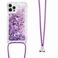 thumbnail image 1 of Funda FOXDOCK para iPhone 12 Pro Max con Cuerda Ajustable, Brillo Líquido, Protección Antigolpes y Lente – Ideal para Regalo, 1 of 6