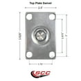 thumbnail image 3 of Service Caster Brand Replacement for Colson Caster 2.04256.12 BRK5, 3 of 5