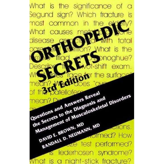 Pre-Owned Orthopedic Secrets (Paperback) 1560535415 9781560535416