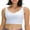 White#1, variant on MecTo Womens' Sports Bra Longline Wirefree Padded with Medium Support, Sports Bras for Women, Workout Crop Tank Tops Padded