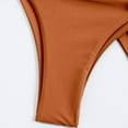 thumbnail image 5 of Daznico Women's 3-Piece Bikini Set, Triangle Top with Two Styles of Bottoms,L, 5 of 7