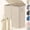 Beige, variant on Norcho Double Laundry Hamper with Lid and Removable Bags, Large Collapsible 2-Divider Laundry Basket with Handles, 136L, Black