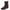 Coffee, variant on Lilgiuy Retro Women Vintage Plain Buckle Zipper Casual Inner Heightenin Low Heels Zipper Fall Winter Short Boots Round Toe Shoes