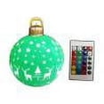 thumbnail image 1 of JUNWELL Christmas Decor Christmas Inflatable Ball with Remote 16 Colors LED  Tree Hanging Ornaments, 1 of 4