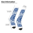 thumbnail image 2 of Balery Blue Watercolor Calcetines novedosos Calcetines deportivos Calcetines hasta la rodilla Calcetines de algodón Calcetines originales y geniales, 2 of 6