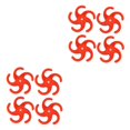 thumbnail image 1 of ZheElen Premium Archery Bow String Stabilizer Vibration Absorber Dampeners Enhanced Performance Red 2Set, 1 of 6