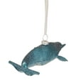 thumbnail image 4 of 7.5" Blue Glass Pipefish Christmas Ornament, 4 of 5