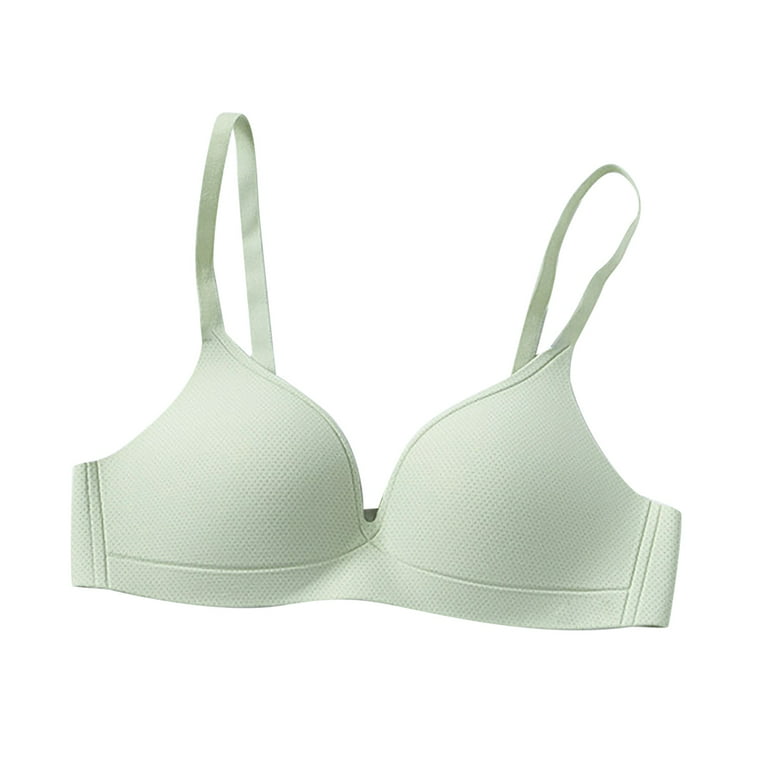 Dqueduo Wirefree Bras for Women ,Plus Size Lace Bra Wirefreee