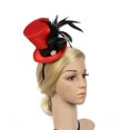 thumbnail image 3 of Mini sombrero superior Sunnimix diadema fascinator boda fiesta novia, 3 of 8