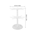 thumbnail image 2 of Niceauty Rotating Jewelry Holder Stand White with Hooks Multilayer Design for Display Accessories, 2 of 8