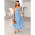 thumbnail image 5 of New Women's Fashionable Distressed Sexy Denim Camisole Dress, 5 of 5