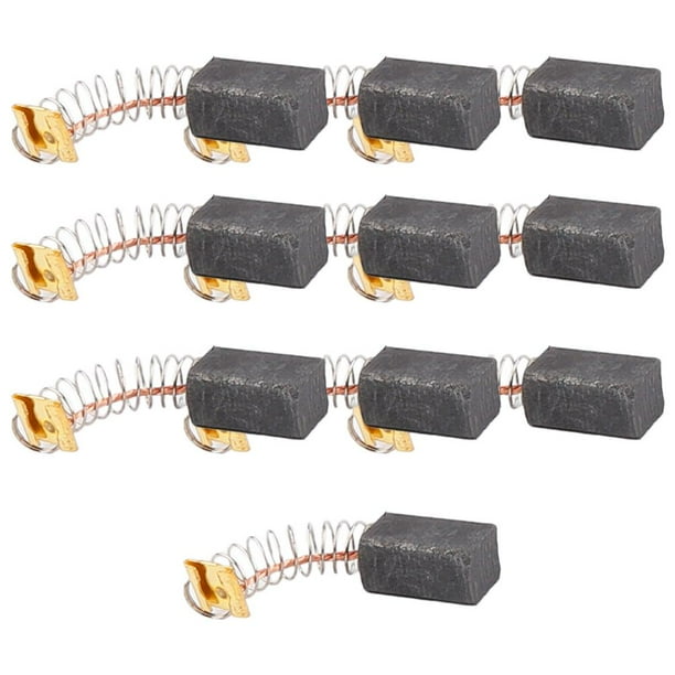 10 Cepillos Carbono para Eléctrico Amoladora Angular Cepillo Herramienta Eléctrica (41)