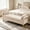 Beige, variant on BaseBeauty 66" Storage Bench for Bedroom, End of Bed Bench with Gold Legs, Upholstered Storage Bench with Arms, Teddy Cream White