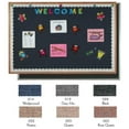 thumbnail image 1 of Aarco Products  Designer Fabric Bulletin Board Aluminum - Grey - 48in. H x 72in. W, 1 of 1