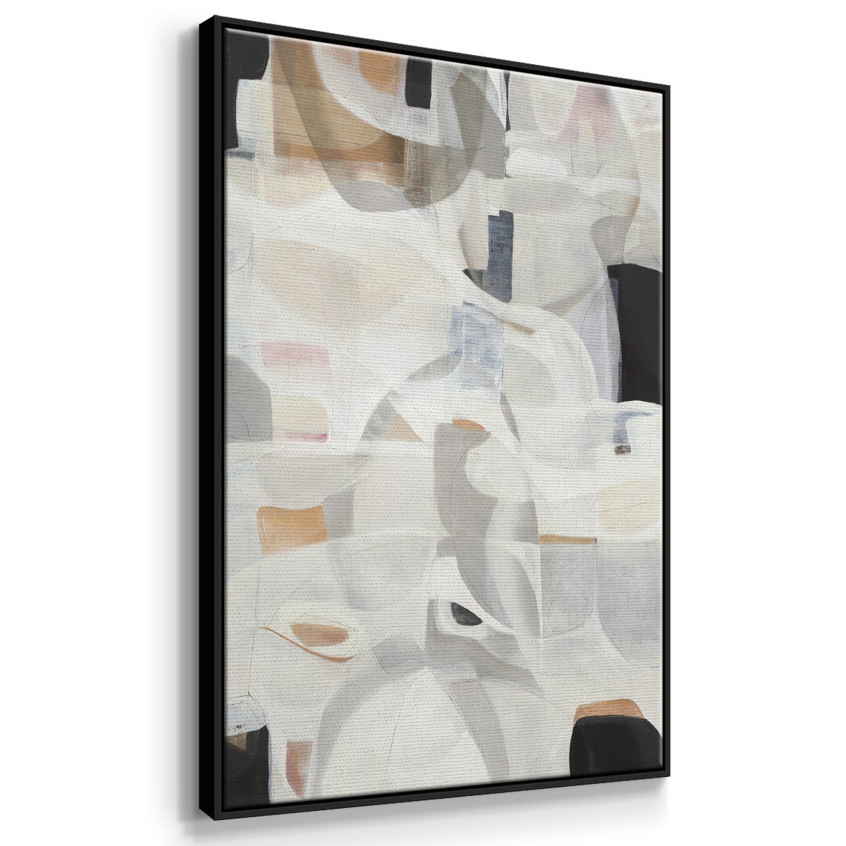 Windswept Framed Premium Gallery Wrapped Canvas - Ready to Hang - 17 x 25 - Black Floating Frame