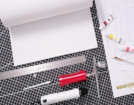 2-Pack White Eva Foam Cosplay Sheets roll, Premium eva Craft Foam 1mm Thick, 13.5" x 49", High Density 86kg/m3 for Cosplay Costume, Crafts, DIY Projects