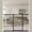 black, variant on Fairy Baby Baby Gate Tall 40.55" Extra Wide Pet Dog Gate 30"-34" Black Metal