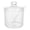 10.8*10.8 cm, variant on Yettn Classic Clear Glass Sugar Bowl with Lid and Spoon, Airtight Sugar Container, Condiment and Spice Canister Pot for Home Kitchen, Coffee Bar, and Dining Table