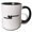 Black/White, variant on 3drose, Imagine and Dream Typography - Creative Typography, 11oz Two-tone Black Mug