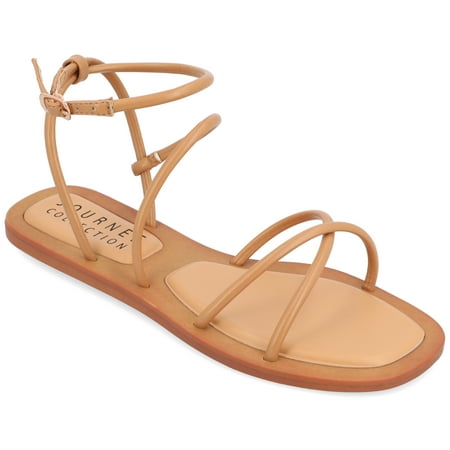 

Journee Collection Womens Farron Tru Comfort Foam Buckle Flat Sandals