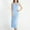 01 Light Blue, variant on Weiqiqre Women's Sleepwear Nightgown Sleeveless Long Night Gown Sleep Dress Print Sleepwear Soft Lounge Dress