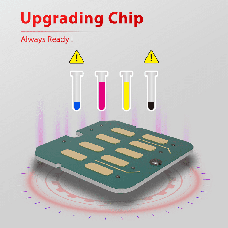 HIPAGE 260XL 261XL Ink Cartridges, Black Tri-Color, High Yield