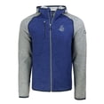 thumbnail image 2 of Men's Cutter & Buck Heather Blue/Heather Gray Hartford Yard Goats Mainsail Raglan Full-Zip Hoodie, 2 of 3