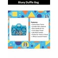 thumbnail image 4 of Bluey Kids Duffle Bag  Bluey & Bingo Travel Gym Bag with Adjustable Shoulder Strap, Mesh Side Pockets & Zipper Pocket, 4 of 7