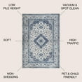 thumbnail image 4 of JONATHAN Y MODERN PERSIAN 5 x 8 Area Rug, Indhira Ornate Medallion Persian - Blue/Gray, MDP212A-5, 4 of 10