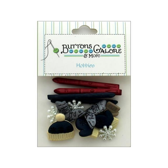 Buttons Galore Sewing & Craft Buttons - Set of 3 Packs -