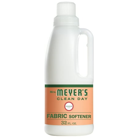 Mrs. Meyer's Clean Day Fabric Softener, Geranium, 32 fl oz