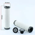 thumbnail image 2 of Almencla Bike Handlebar Sleeve Rubber Lock on Anti slip Grip White Lattice, 2 of 8