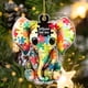 thumbnail image 4 of De Madera De Navidad Árbol De Navidad Colgante Decoración Personalizada Patrón Permanente Decoración Familiar 2021 Colgante Cateissary HA043217-08, 4 of 6