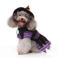 thumbnail image 4 of Halloween Funny Pet Costume Creative Witch Cosplay Clothes for Puppy Dog (Size M), 4 of 4