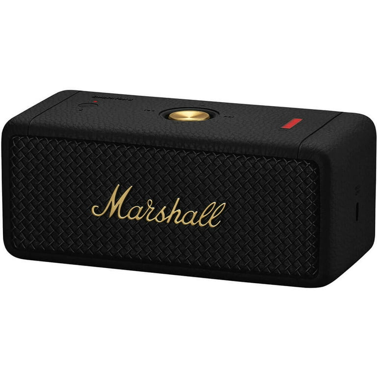 Marshall Emberton II Bluetooth Speaker Black/Brass 1006234 - Best Buy