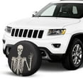 thumbnail image 3 of KAKALAD Rock and roll skull skeleton bone love music 4 Spare Tire Cover Weatherproof Universal Vehicle Accessories 14 Inch, 3 of 7