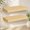 Natural, variant on Floating Wall Shelves Set of 2, 15.7" Hanging Shelves with Invisible Brackets, Greige, for Bathroom Bedroom Kitchen Living Room Office Decor Storage BG40BJ01