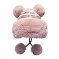 thumbnail image 4 of Womens Winter Hat Beanie for Men Womens Winter Pompom Hat Knit Earflap Hat Warm Hat Cap Outdoor Ski Cap, 4 of 4