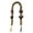 Braided Graduation Ribbon-Gold A4, variant on Graduation Lei Class of 2026, Double Braided Ribbon Lei with Letter Charms & Tassel, Graduation Leis Necklace for Grad Party Decorations Gift ,White
