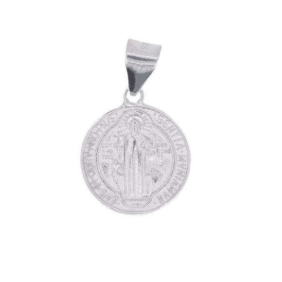 Medalla San Benito plata .925
