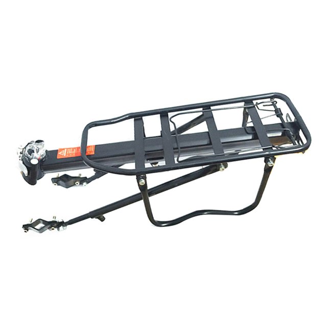 CAROOTU Rear Bike Rack Iron Bicycle Carrier Quick Release Adjustable Easy to Install Durability