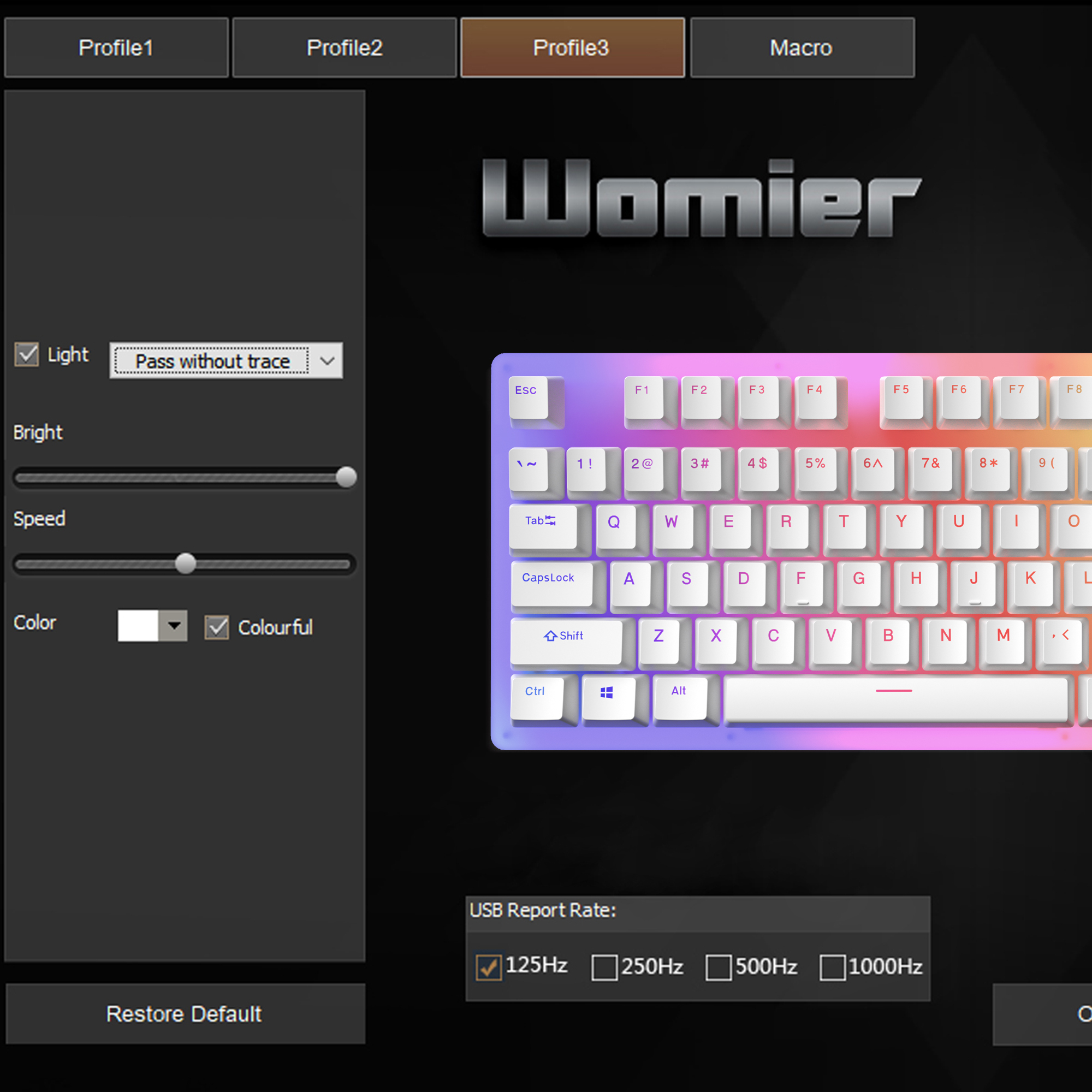 Womier K87 TKL Mechanical Gaming Keyboard, 75% Wired Hot Swappable Gaming  Keyboard, Translucent RGB Backlit Compact Keyboard for Computer PC PS4 Xbox  Gateron Red Switch