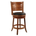 thumbnail image 1 of Pemberly Row Tabouret de Comptoir Pivotant 24 Pouces en Chêne Brossé, 1 of 1