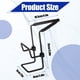 thumbnail image 4 of Toystoory Soporte de esponja de Metal multifuncional para cocina, organizador para fregadero colgante versátil, fácil acceso Negro, 4 of 6
