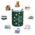 thumbnail image 3 of DouZhe Paniers à Linge Imperméables et Pliables, Piège à Toiles d'Araignée avec Poignées, Vert, 3 of 6