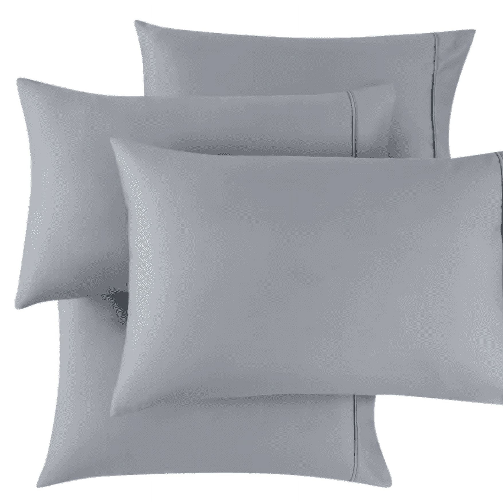 Hotel Signature Sateen Egyptian Cotton 400 Thread Count 6-Piece Sheet Set, Cotton- Gray