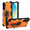 Orange, variant on For Samsung Galaxy A37 5G Magnetic Circle Kickstand Hybrid Shockproof Protection with Secure Grip and MagSafe Compatible Design Phone Case Cover Orange