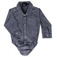 thumbnail image 2 of Black & White Gingham Onesie for 9-12 Months, 2 of 2