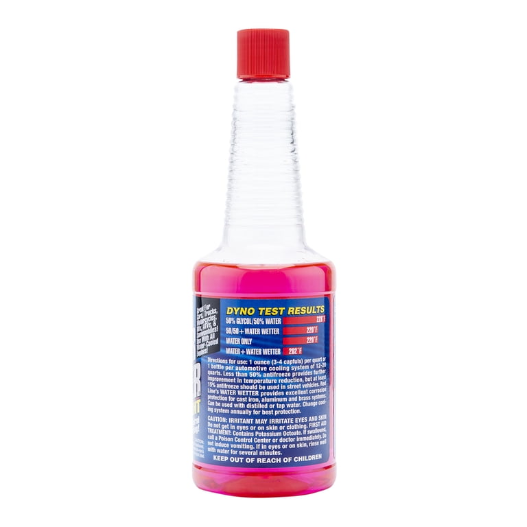 トップウォーターリミテッド！ Red Line Synthetic Oil, WaterWetter, 12 oz, Cooling System